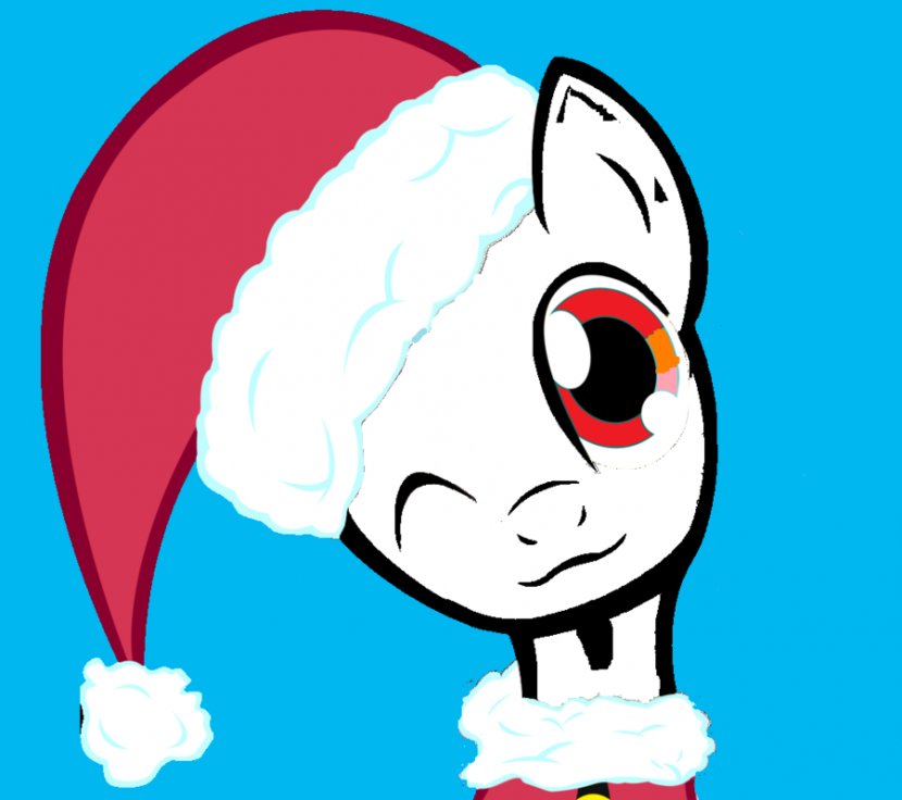 Pinkie Pie Rainbow Dash Fluttershy Rarity Sunset Shimmer - Cartoon - Santa Hat Pics Transparent PNG