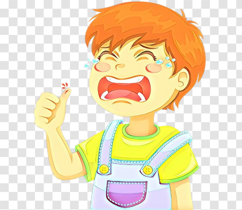 Cartoon Nose Child Gesture Finger - Smile Happy Transparent PNG