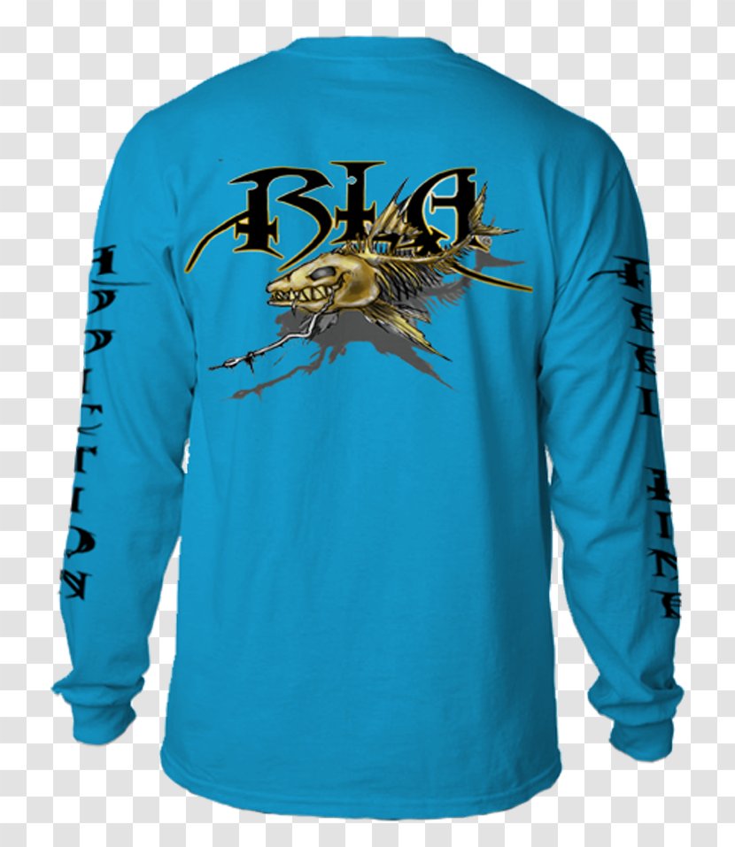 Long-sleeved T-shirt Hoodie Fishing Transparent PNG