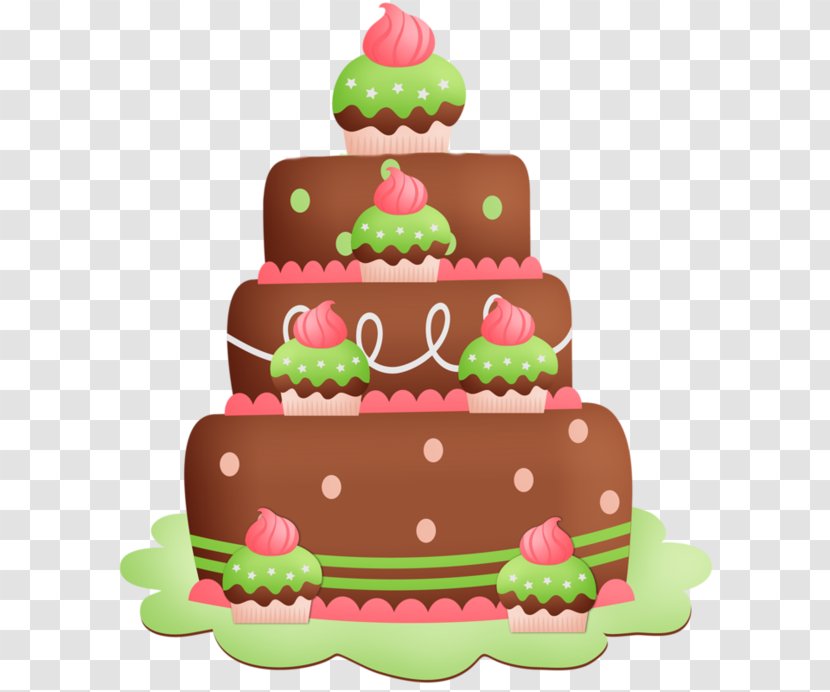 Birthday Cake Chocolate Torte Cupcake Black Forest Gateau - Cartoon Triple Transparent PNG