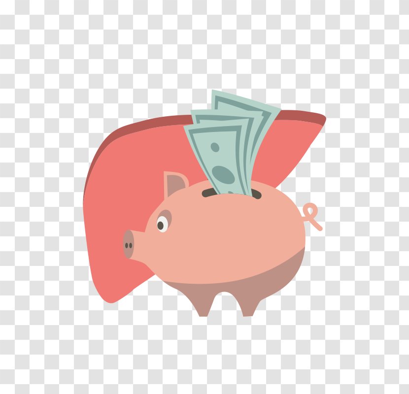 Piggy Bank Clip Art - Nose - Pig Transparent PNG