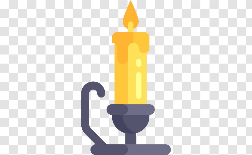 Candlestick Lighting - Yellow - Candle Transparent PNG