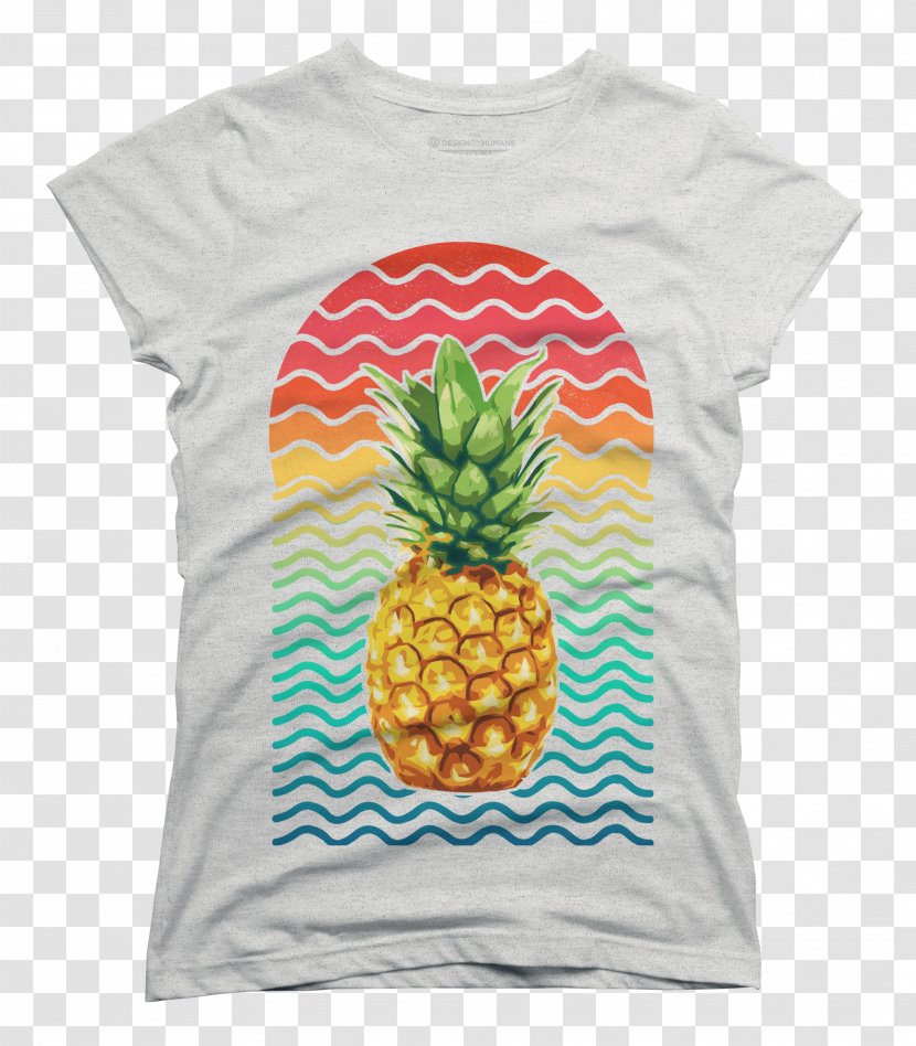 T-shirt Pineapple Sleeve - Bromeliaceae Transparent PNG