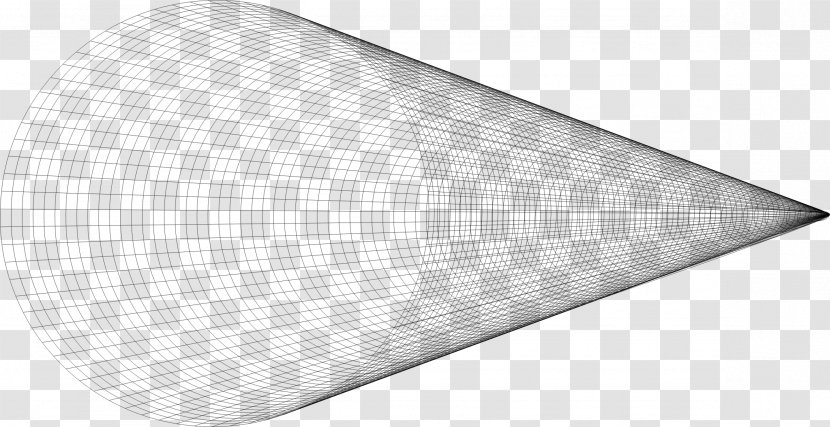 Cone Clip Art - Triangle - Grid Transparent PNG