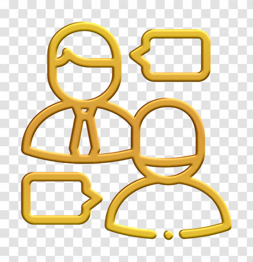 Business Icon Discuss Icon Transparent PNG