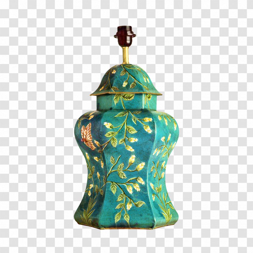Vase Ceramic - Turquoise - Blue Transparent PNG