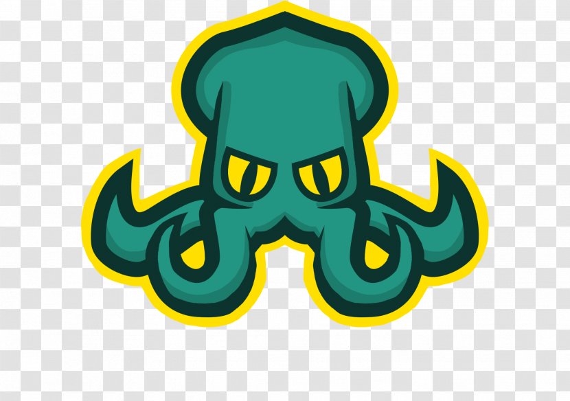 Octopus Cartoon Squid Clip Art - Green - Aquaman Logo Transparent PNG