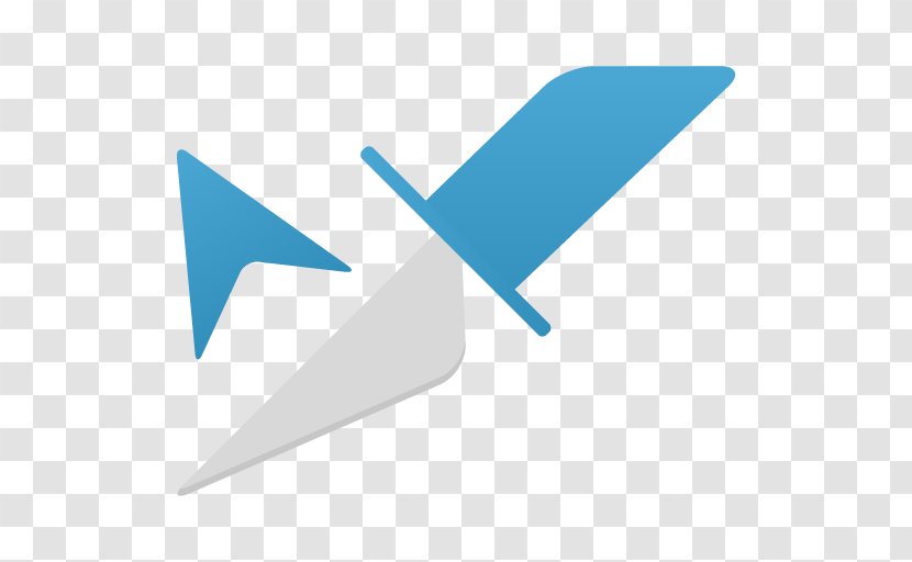 Blue Triangle Logo Brand - Row - Slice Select Tool Transparent PNG