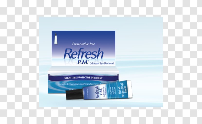 Dry Eye Syndrome Drops & Lubricants Gel Refresh P.M. - Walgreens Sterile Lubricant Ointment Transparent PNG