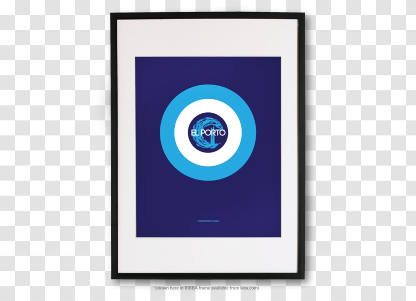 Cobalt Blue Rectangle Square Circle Meter - Cosmetics Posters Transparent PNG