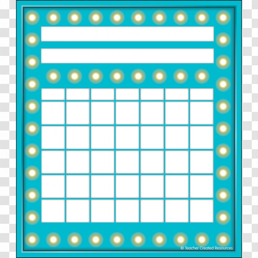 Chart Incentive Classroom Sticker Teacher - Blue - Marquee Transparent PNG