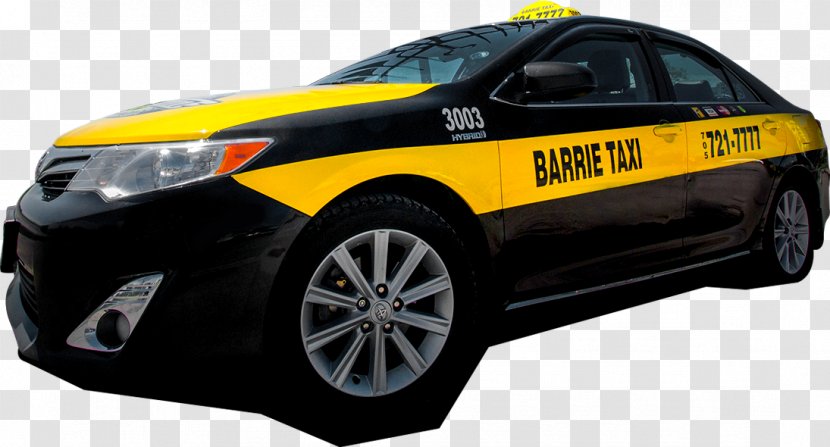 Barrie Taxi Yellow Cab Transport Chauffeur Transparent PNG