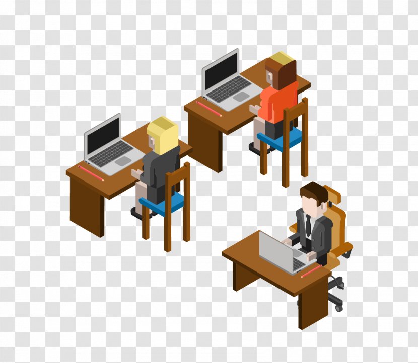 Table Office - Furniture - Men And Women Transparent PNG