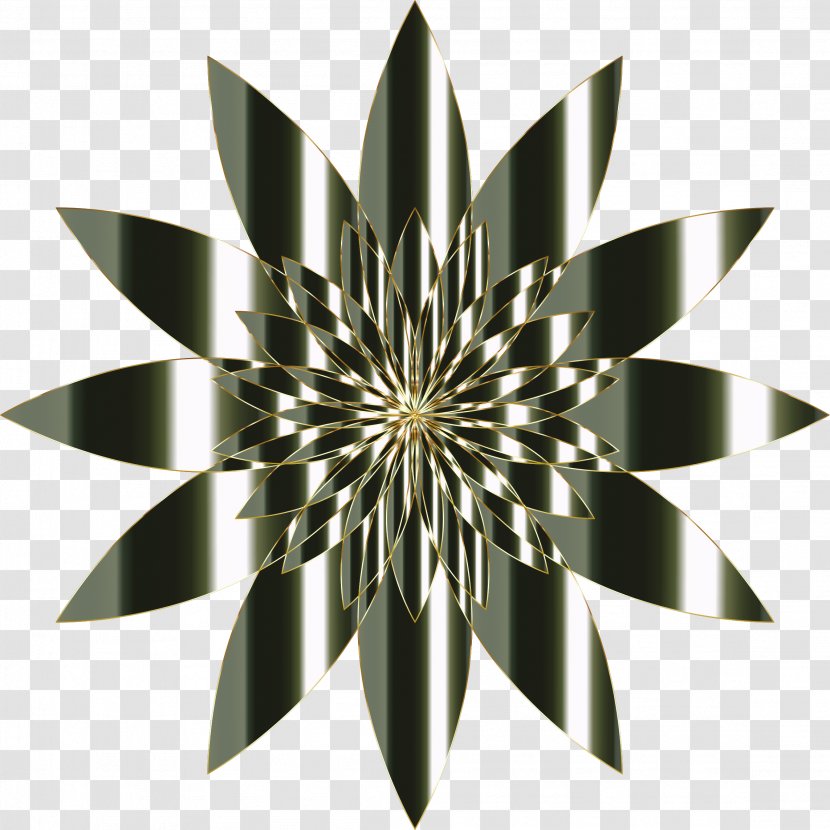 Flower Clip Art - Symmetry - Wheel Of Dharma Transparent PNG