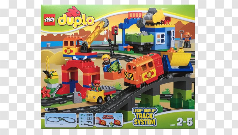LEGO 10508 DUPLO Deluxe Train Set Lego Duplo Toy Block - Group Transparent PNG