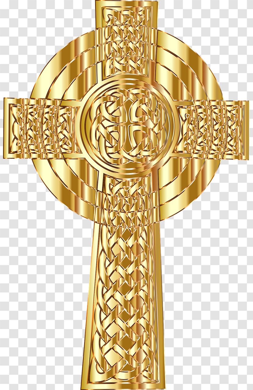 Christian Cross Celtic Crucifix Transparent PNG