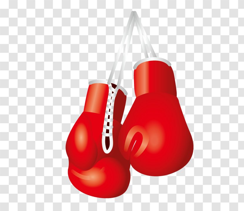 Euclidean Vector Boxing Photography - Fruit - Red Gloves Transparent PNG
