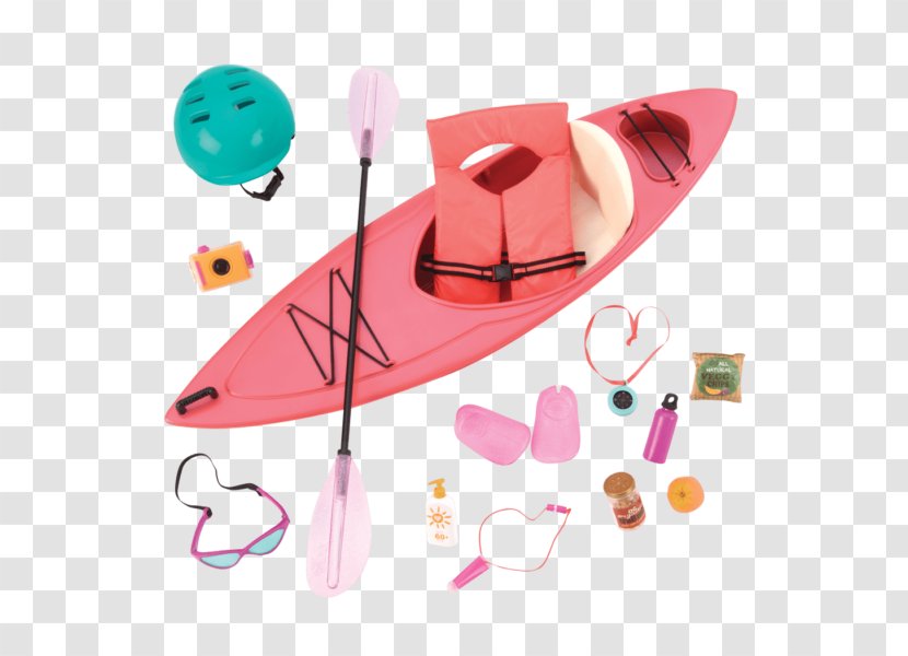 Our Generation Kayak Adventure Set Rowboat Accessory American Girl Doll - Tree Transparent PNG