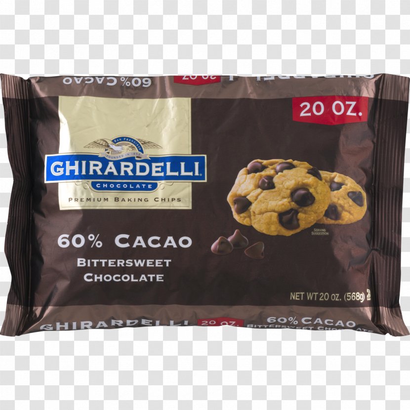 Ghirardelli Chocolate Company Cocoa Solids Baking Types Of - Chip Transparent PNG