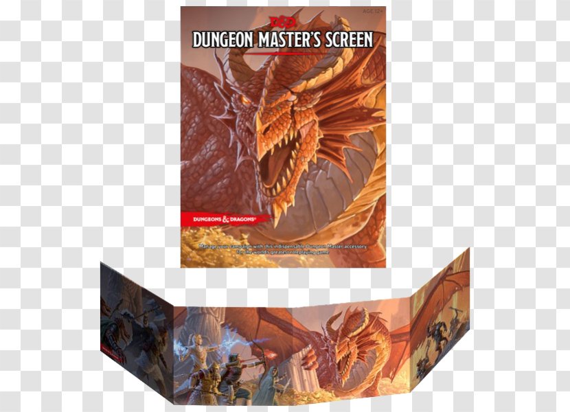 Dungeons & Dragons Dungeon Masters Screen Pathfinder Roleplaying Game Player's Handbook Master's Guide - Table - Dragon Transparent PNG