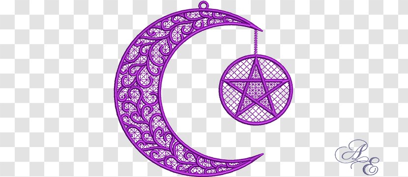 Crescent Moon - Symbol - Magenta Transparent PNG