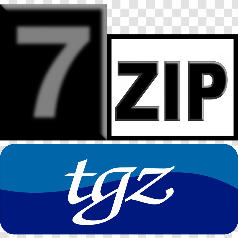 Logo File Archiver Brand 7-Zip Computer - 7zip Icon Transparent PNG