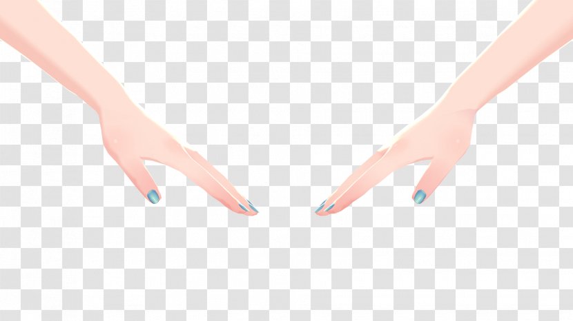 Nail Hand Model Thumb Manicure - Frame Transparent PNG