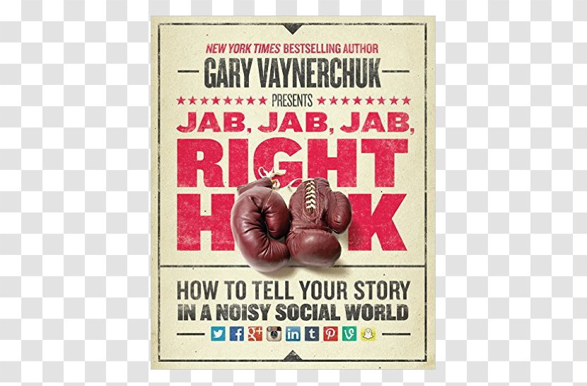 Jab, Right Hook Crush It!: Why NOW Is The Time To Cash In On Your Passion Thank You Economy Social Media - Advertising Transparent PNG
