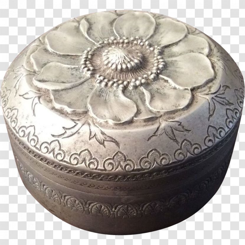 Silver Box Gold Ormolu Casket - Metal Transparent PNG