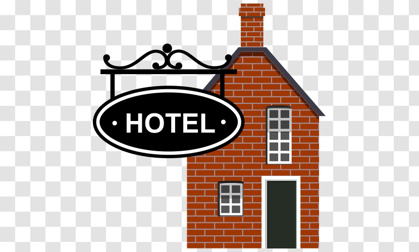 Clip Art Hotel Inn Image - Facade Transparent PNG