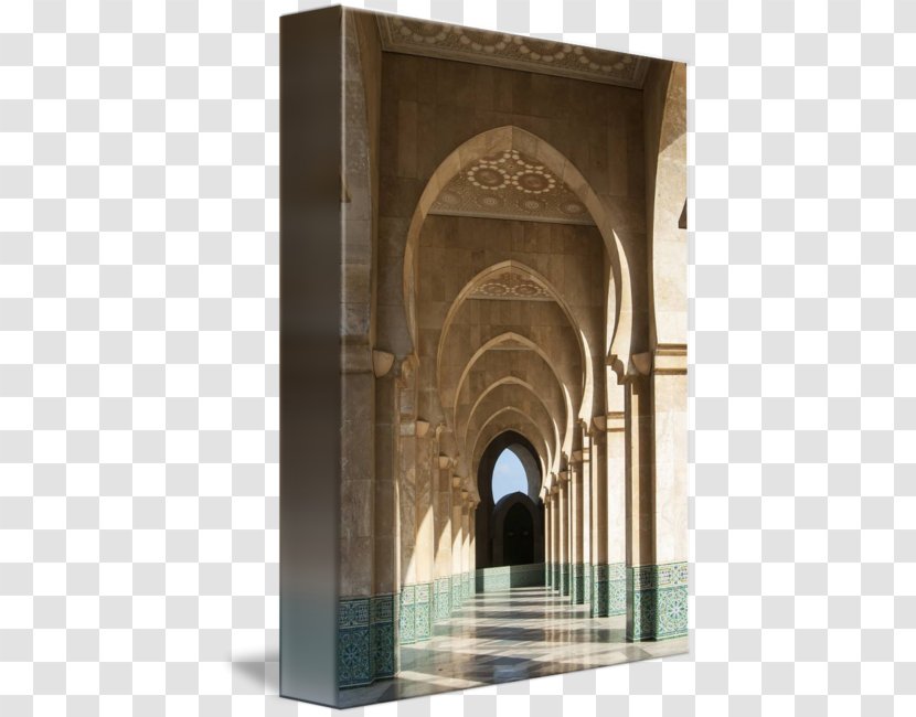 Hassan II Mosque Arch Gallery Wrap Middle Ages - Printing - Architecture Transparent PNG