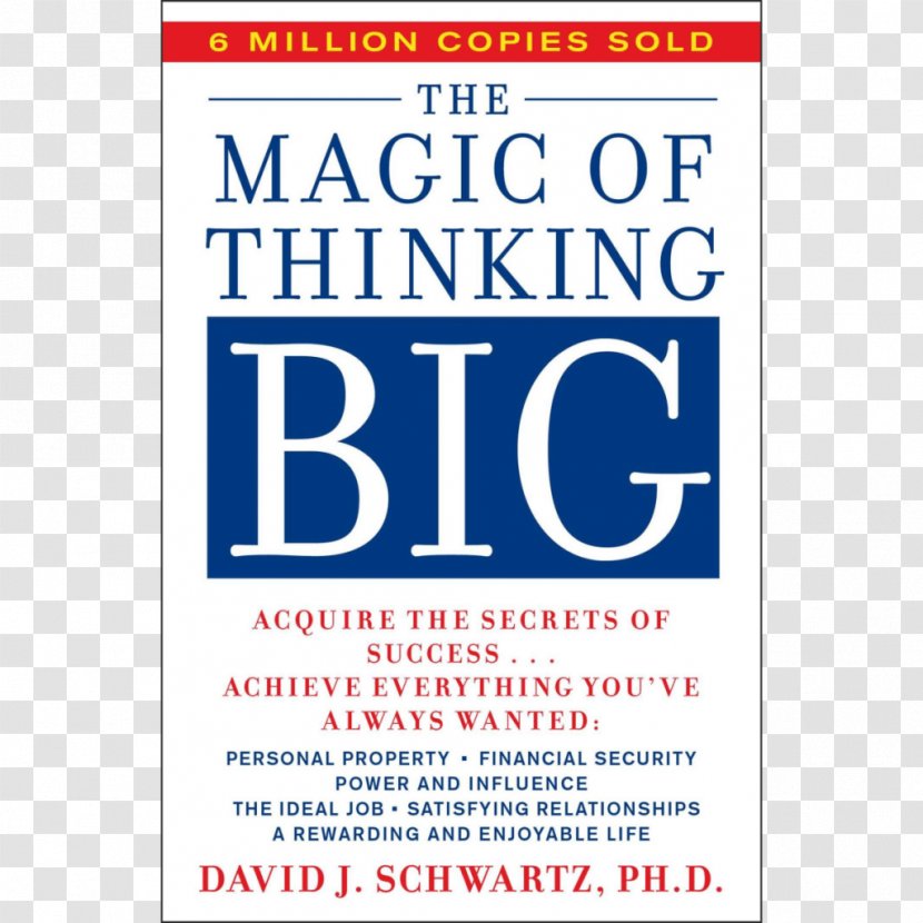 The Magic Of Thinking Big Book How To Win Friends And Influence People World Barnes & Noble - Text Transparent PNG