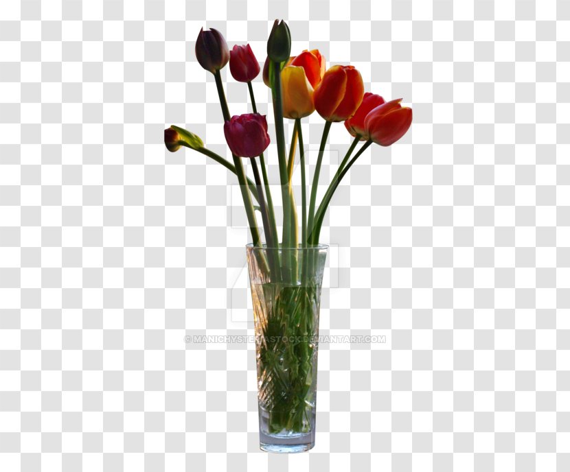Tulip Vase - Layers Transparent PNG
