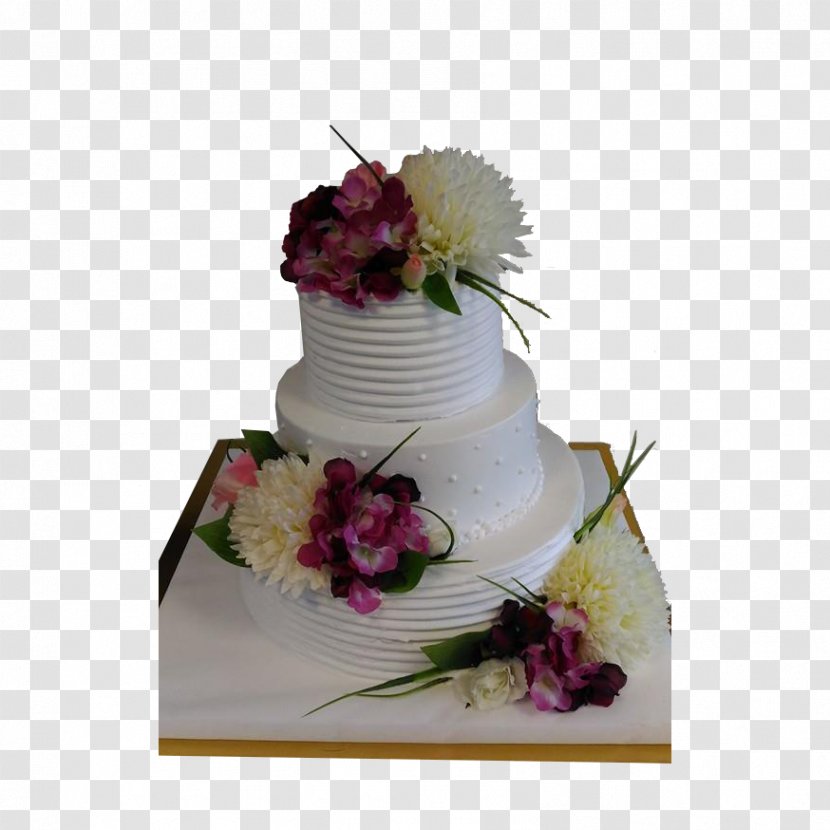 Wedding Cake Floral Design Sugar Cut Flowers - Flower Bouquet Transparent PNG