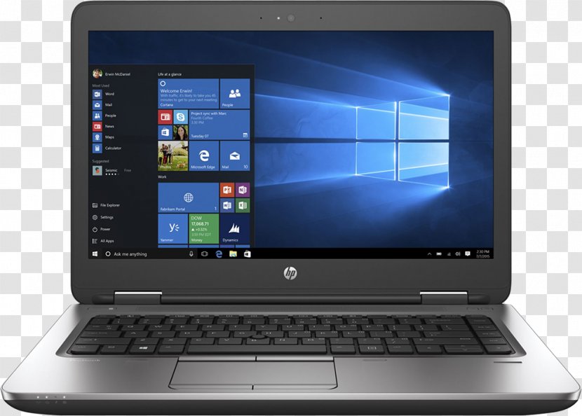 Laptop Hewlett-Packard HP EliteBook ProBook 640 G2 - Personal Computer Transparent PNG