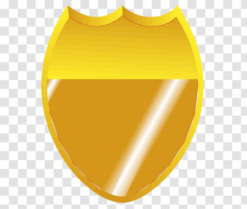 Yellow Background - Shield Transparent PNG
