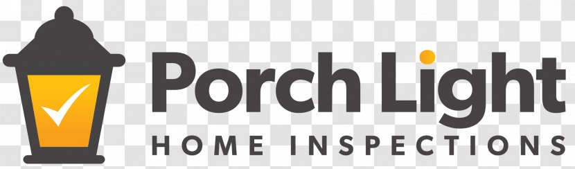 Porch Light Home Inspections Organization Industry - Text - Yellow Transparent PNG