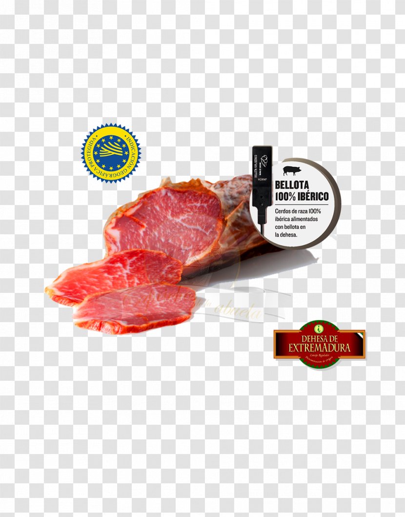 Black Iberian Pig Ham Peninsula Embutido Salami - Cartoon Transparent PNG