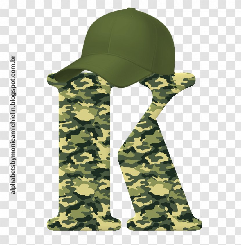 Alphabet Military Camouflage Iraq War - Headgear Transparent PNG