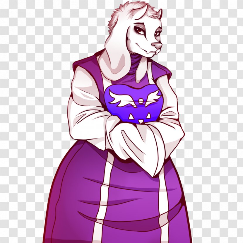 Undertale Toriel Fan Art - Cartoon - Heart Transparent PNG