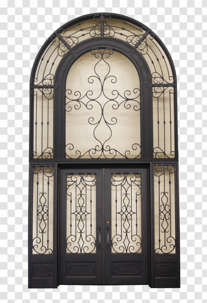 Window Door Gate Iron Sidelight - Wrought Transparent PNG