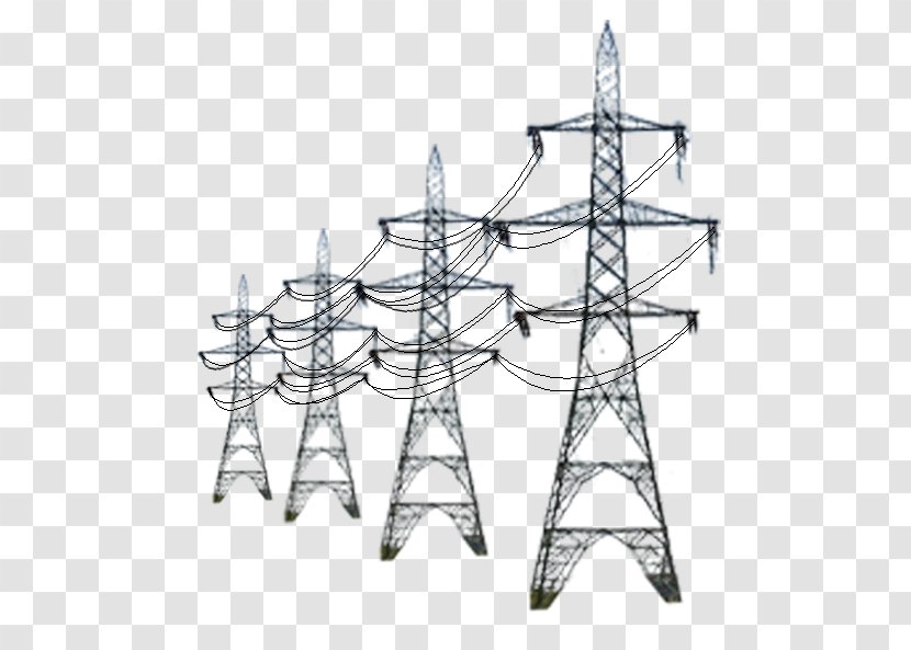 Electricity Transmission Tower Electric Power - System - Energy Transparent PNG