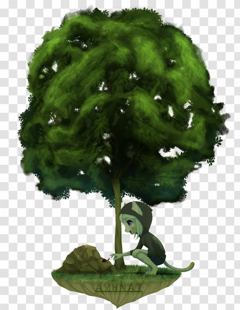 Leaf Vegetable Plant Stem Tree - Forest Watercolor Transparent PNG