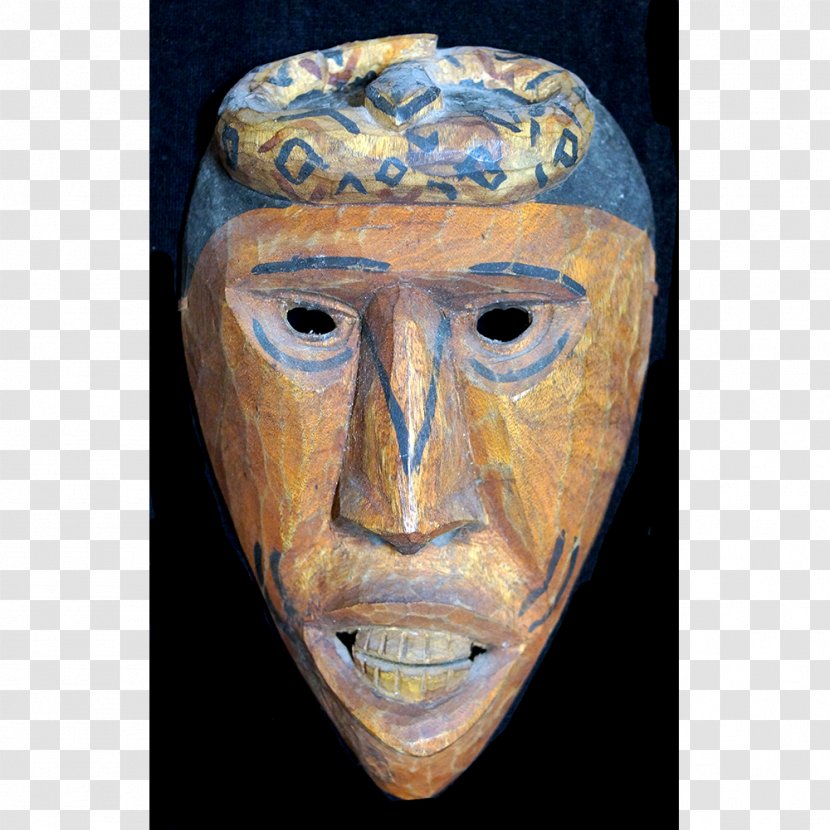 Mask Gunung Sari Face Region Guatemala - Carving Transparent PNG