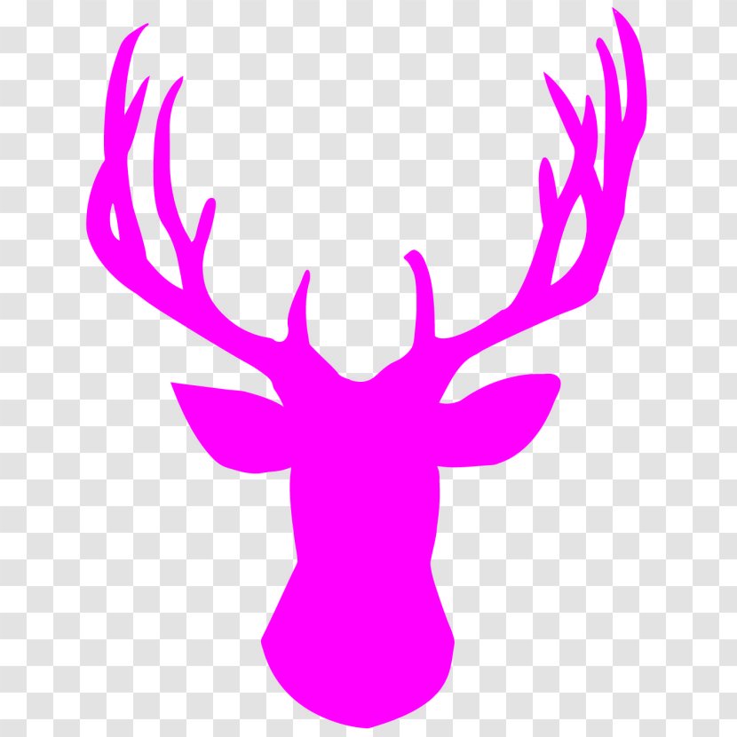White-tailed Deer Stencil Reindeer Red Transparent PNG