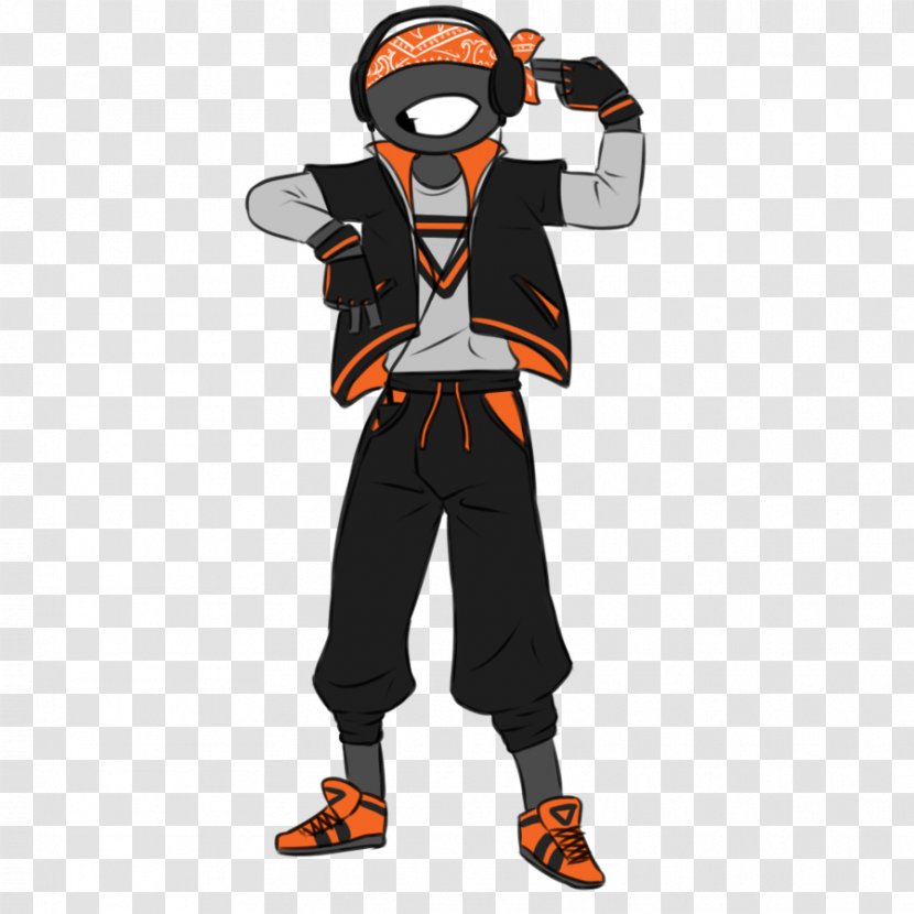 Costume Headgear Character - Ice Orange Transparent PNG
