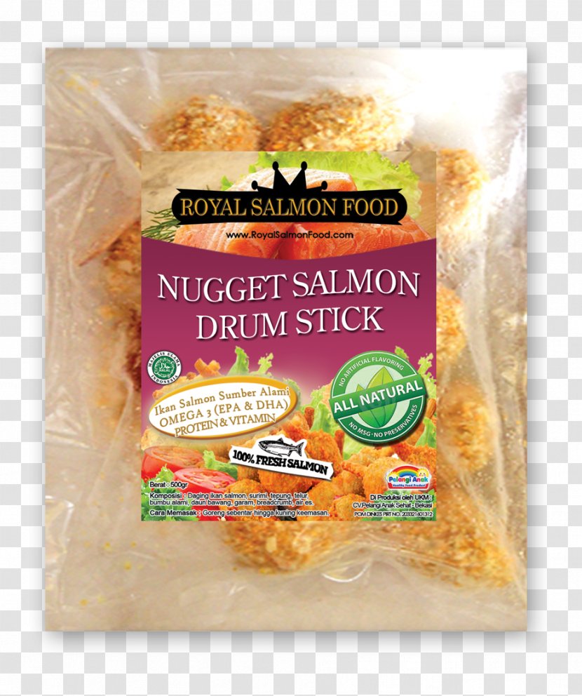 Vegetarian Cuisine Surimi Salmon As Food Frybread - Fish Transparent PNG