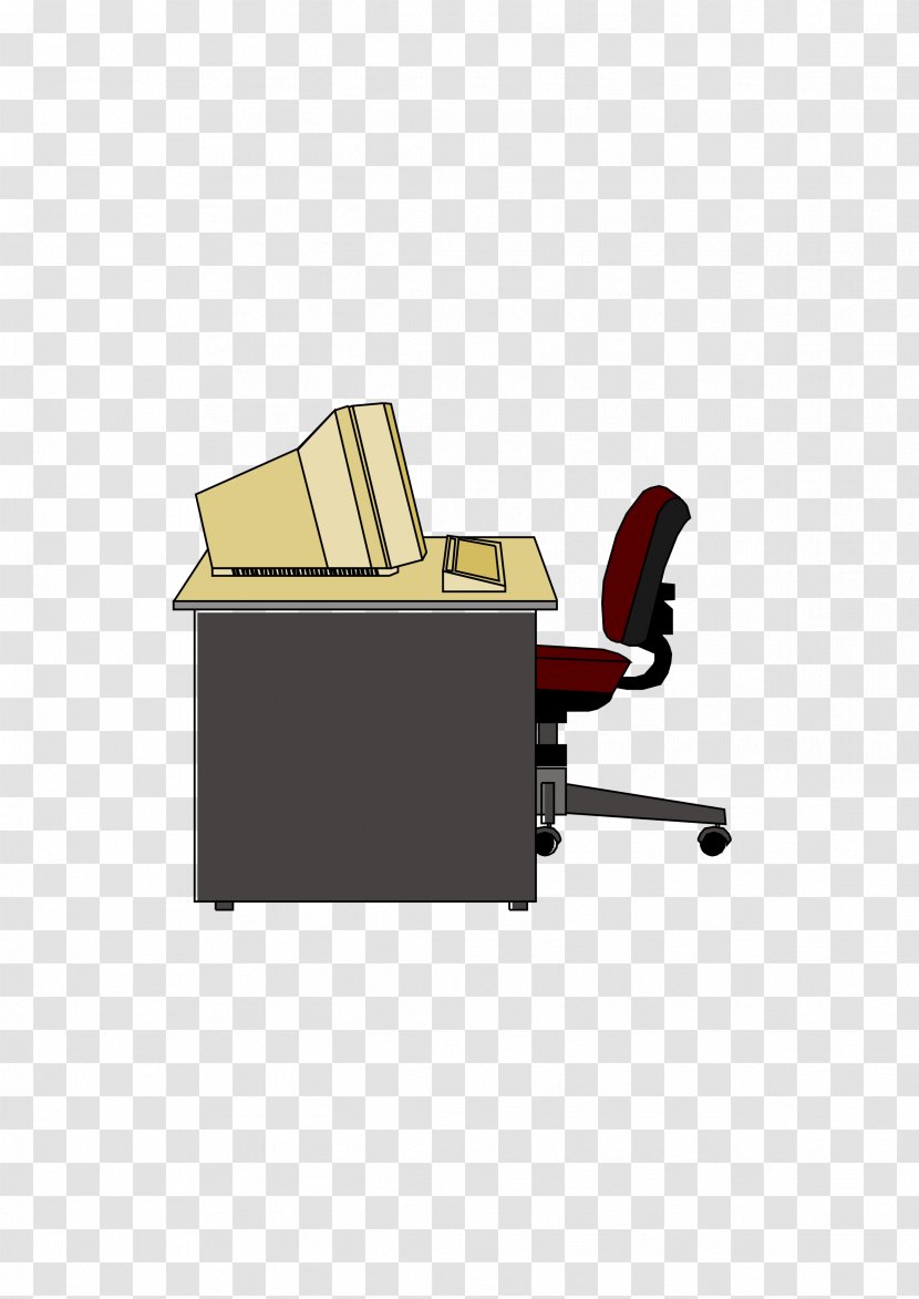 Computer Desk Clip Art - Office Transparent PNG