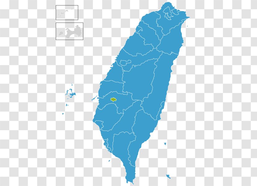 Taiwanese Local Elections, 2018 Taiwan Presidential Election, 2004 2016 Elections In - Map - Central Election Commission Transparent PNG