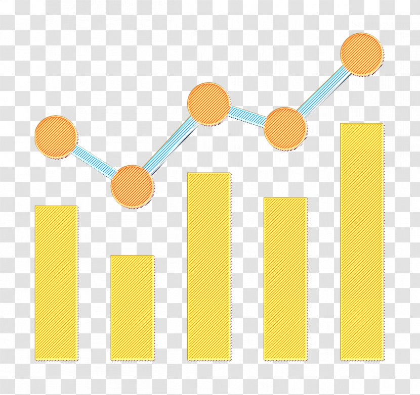 Ecommerce Icon Graph - Logo Yellow Transparent PNG